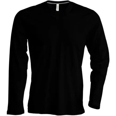 Kariban Men's V-Neck T-Shirt longsleeve