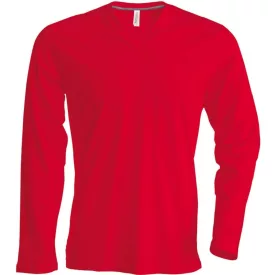 Kariban Men's V-Neck T-Shirt longsleeve