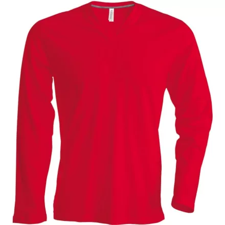 Kariban Men's V-Neck T-Shirt longsleeve