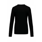 Kariban hosszú ujjú női póló V-Neck 180 fekete