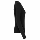 Kariban hosszú ujjú női póló V-Neck 180 fekete