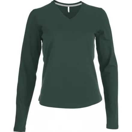 Kariban Ladies V-Neck T-Shirt longsleeve