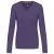 Kariban hosszú ujjú női póló V-Neck 180 lila
