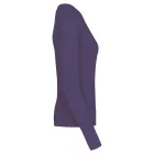 Kariban hosszú ujjú női póló V-Neck 180 lila