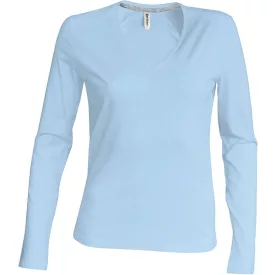 Kariban Ladies V-Neck T-Shirt longsleeve