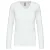Kariban hosszú ujjú női póló V-Neck 180 fehér