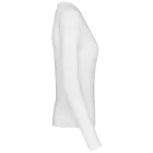 Kariban hosszú ujjú női póló V-Neck 180 fehér