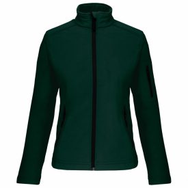 Kariban női softshell dzseki 300 üvegzöld
