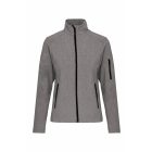 Kariban női softshell dzseki 300 melírozott szürke