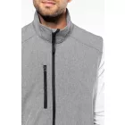 Kariban softshell mellény 300 melírozott szürke