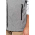 Kariban softshell mellény 300 melírozott szürke