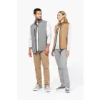 Kariban softshell mellény 300 melírozott szürke