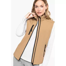 Kariban női softshell mellény 300 teve