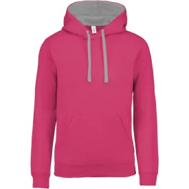 Kariban Contrast Hooded Sweatshirt