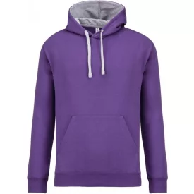 Kariban Contrast Hooded Sweatshirt