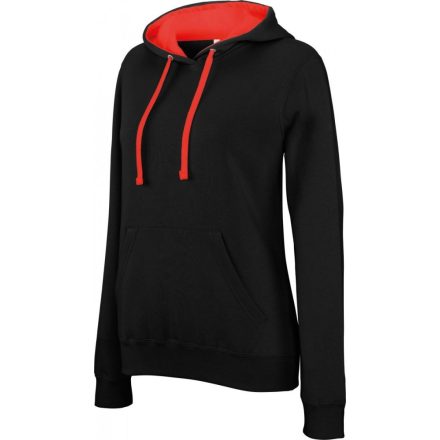 Kariban Ladies' Contrast Hooded Sweatshirt