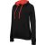Kariban Ladies' Contrast Hooded Sweatshirt