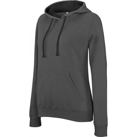 Kariban Ladies' Contrast Hooded Sweatshirt