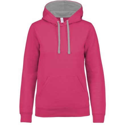 Kariban Ladies' Contrast Hooded Sweatshirt