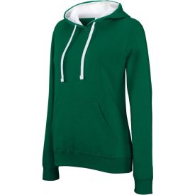 Kariban Ladies' Contrast Hooded Sweatshirt