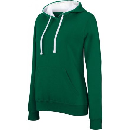 Kariban Ladies' Contrast Hooded Sweatshirt