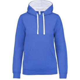 Kariban Ladies' Contrast Hooded Sweatshirt