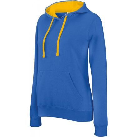 Kariban Ladies' Contrast Hooded Sweatshirt