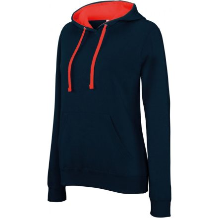 Kariban Ladies' Contrast Hooded Sweatshirt