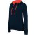 Kariban Ladies' Contrast Hooded Sweatshirt