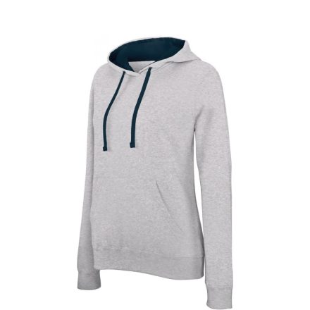 Kariban Ladies' Contrast Hooded Sweatshirt