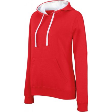 Kariban Ladies' Contrast Hooded Sweatshirt