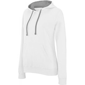 Kariban Ladies' Contrast Hooded Sweatshirt