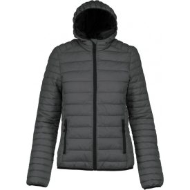 Kariban Ladies light hooded padded jacket