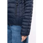 Kariban bélelt női dzseki Light Hooded 340 tengerkék