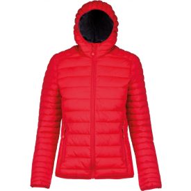 Kariban Ladies light hooded padded jacket