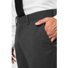 Kariban nadrág Men's 220 melírozott szürke