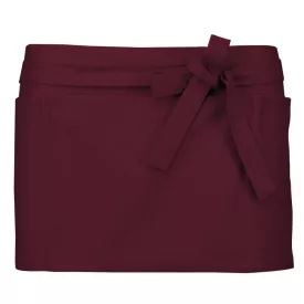 Kariban derék kötény Short 280 burgundy