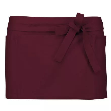 Kariban derék kötény Short 280 burgundy