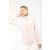 Kariban női polár pulóver Maureen 280 halvány rózsaszín