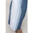 Kariban strandtörölköző Striped Fouta 145 farmer-égszínkék