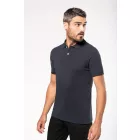 Kariban galléros póló Supima Piqué 220 tengerészkék