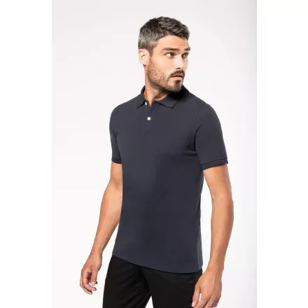 Kariban galléros póló Supima Piqué 220 tengerészkék