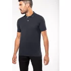 Kariban galléros póló Supima Piqué 220 tengerészkék