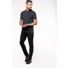 Kariban galléros póló Supima Piqué 220 tengerészkék