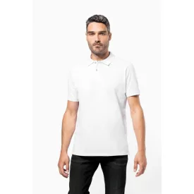 Kariban galléros póló Supima Piqué 220 fehér
