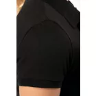 Kariban női galléros póló Supima Piqué 220 fekete