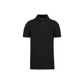 Kariban galléros póló Organic Piqué 180 tengerészkék