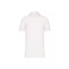 Kariban galléros póló Organic Piqué 180 fehér