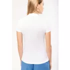 Kariban galléros női póló Organic Piqué 180 fehér