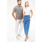 Kariban galléros női póló Organic Piqué 180 fehér